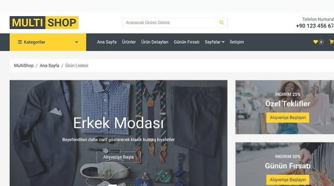 Mikroservis Multishop
